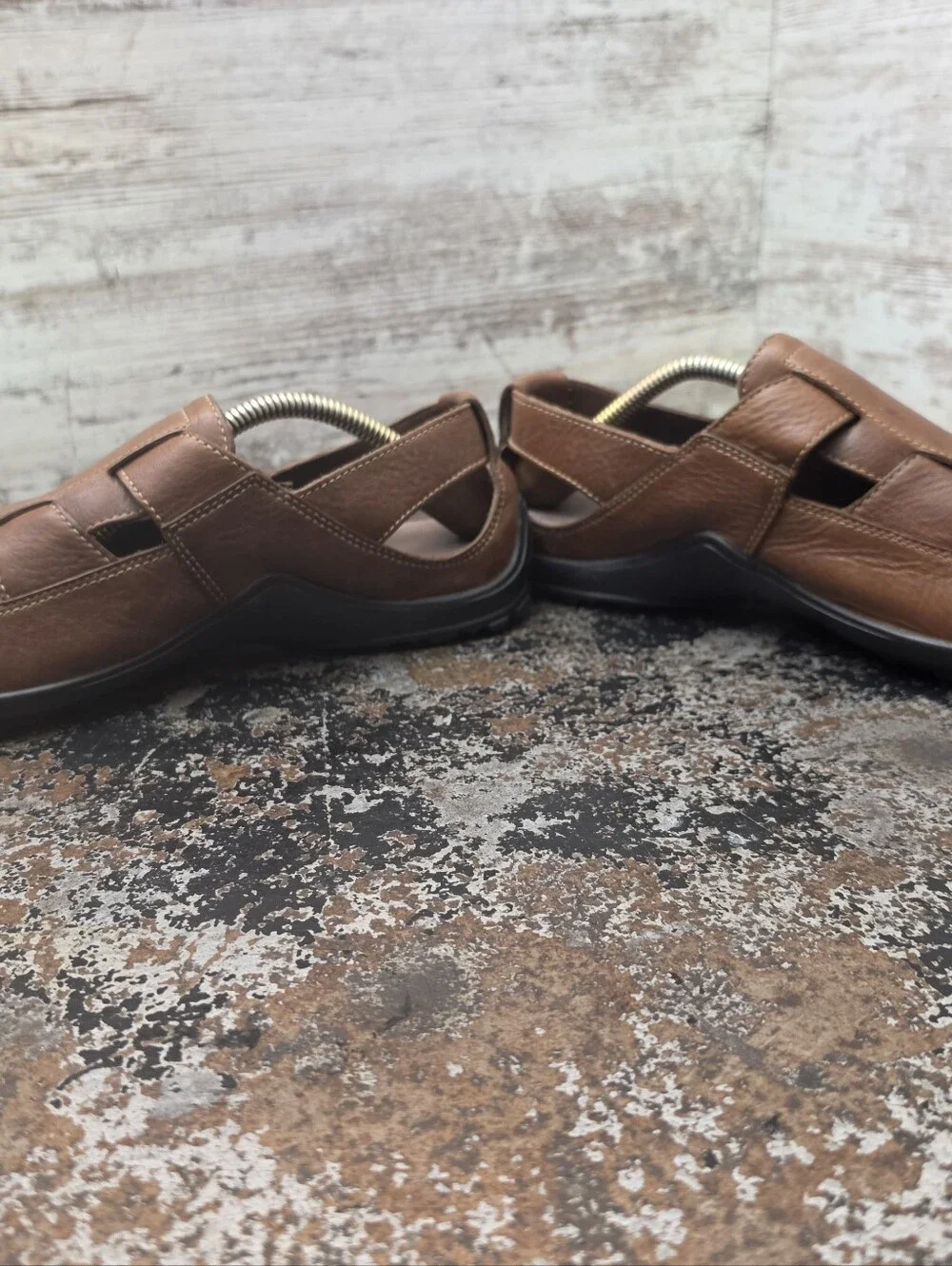 Mens Cole Haan Macao Fisherman Ventilated Loafers Sandals Shoes Sz 7.5 C04531